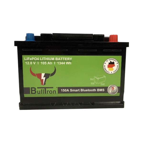 BullTron Polar 105Ah incl. Smart BMS mit 150A Dauerstrom & Bluetooth App