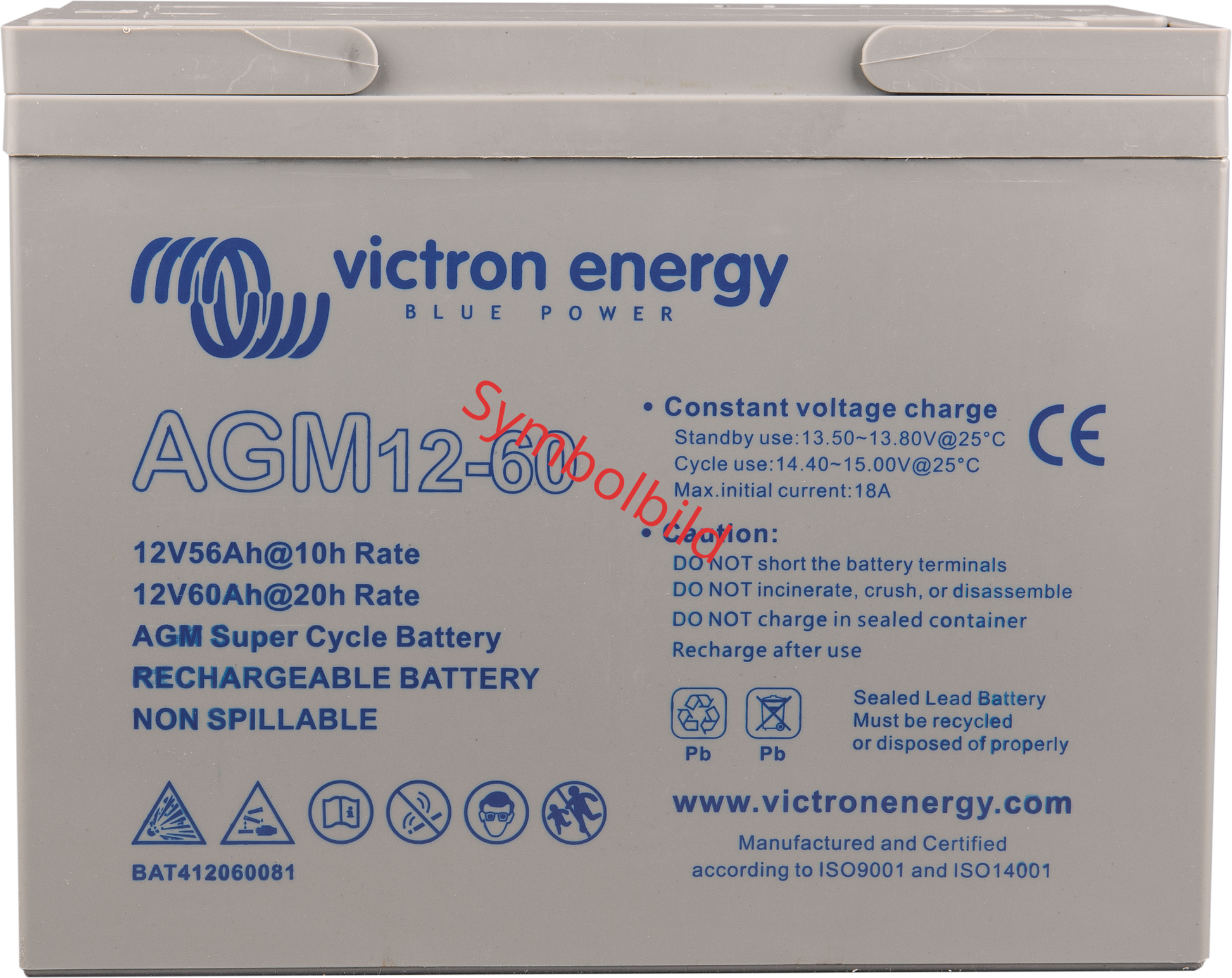Victron Deep Cycle AGM Batterie 12V/60Ah – Campermagic