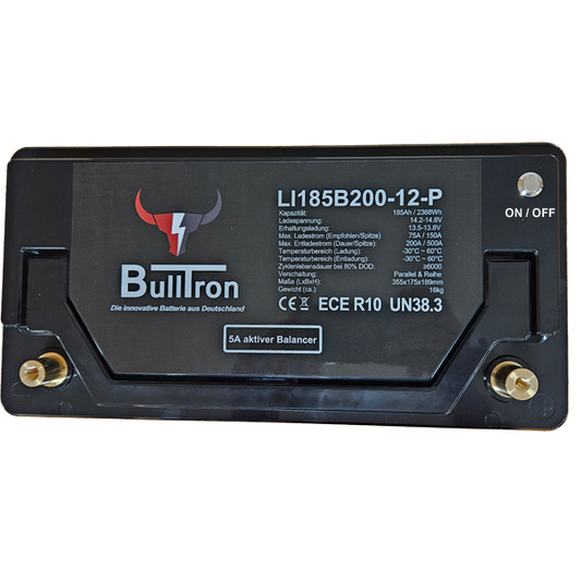 BullTron Polar 185Ah incl. Smart BMS mit 200A Dauerstrom & Bluetooth App