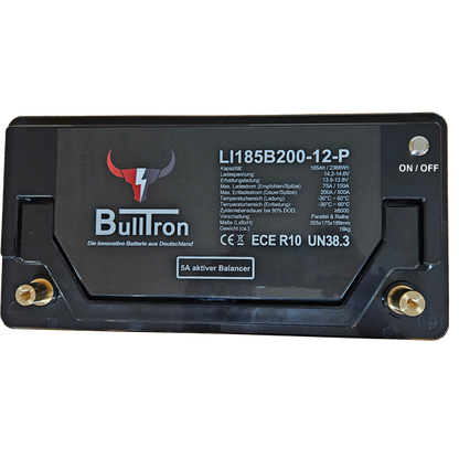 BullTron Polar 185Ah incl. Smart BMS mit 200A Dauerstrom & Bluetooth App