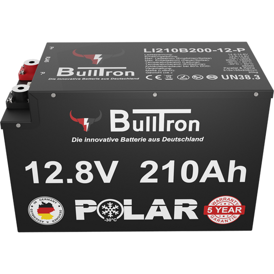 BullTron Polar 210Ah incl. Smart BMS mit 200A Dauerstrom & Bluetooth App