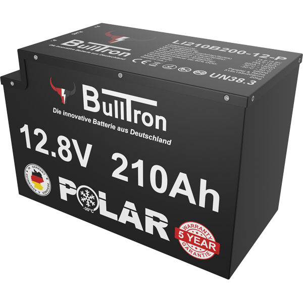 BullTron Polar 210Ah incl. Smart BMS mit 200A Dauerstrom & Bluetooth App