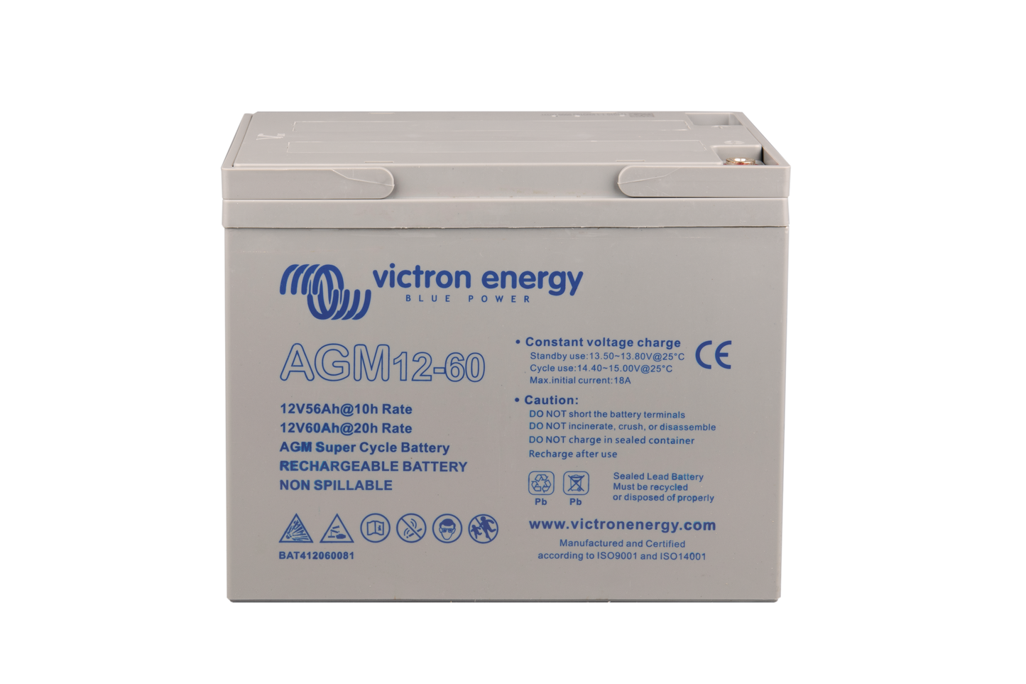 Victron Super Cycle AGM Batterie12V/60Ah