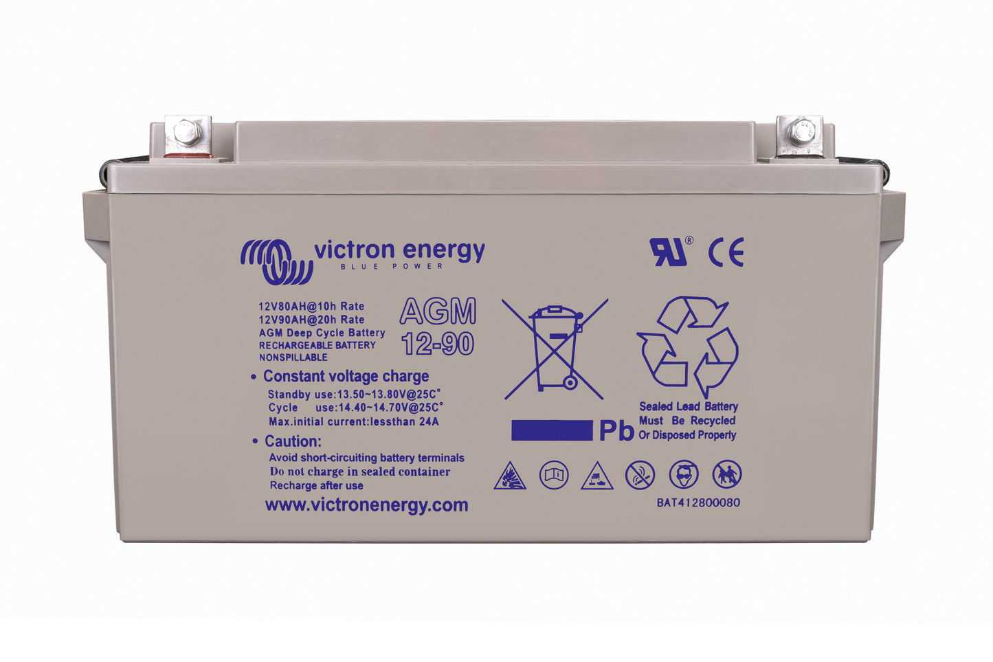 Victron Energy 12V/90Ah (c20) AGM Deep Cycle Batterie