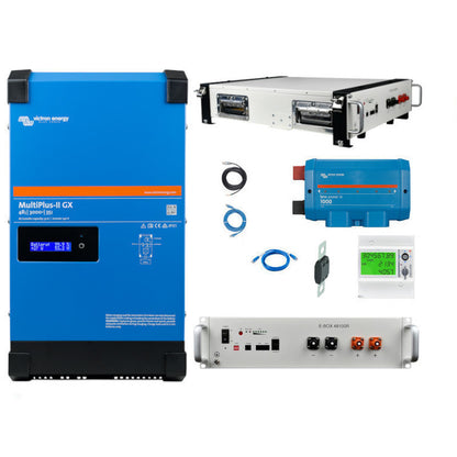 Energy Speicher Set 1 Phasig 48V/3000VA + GX + 5,1kWh Batteriespeicher