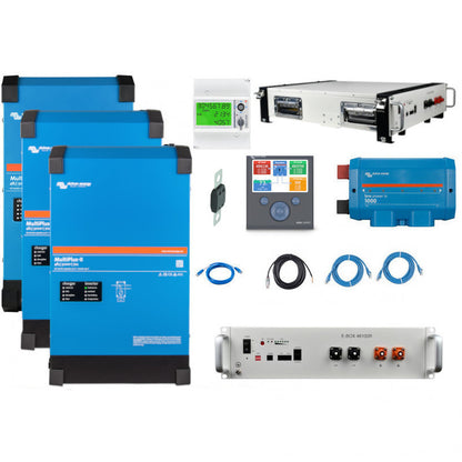 Energy Speicher Set 3 Phasig 48V/5000VA + Color Control GX + WiFi + 25,5kWh Batteriespeicher
