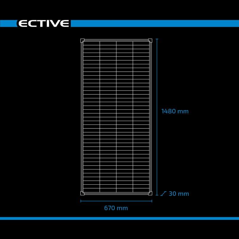 ECTIVE SSP 200 Black Schindel Monokristallin Solarmodul 200W - campermagic