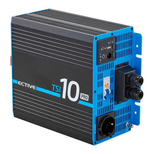 ECTIVE TSI 10 PRO 1000W/12V Gen. 2 Sinus-Wechselrichter mit Netzvorrangschaltung