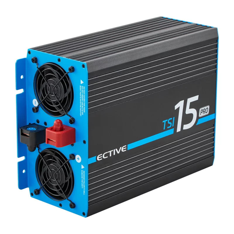 ECTIVE TSI 15 PRO 1500W/12V Gen. 2 Sinus-Wechselrichter mit Netzvorrangschaltung