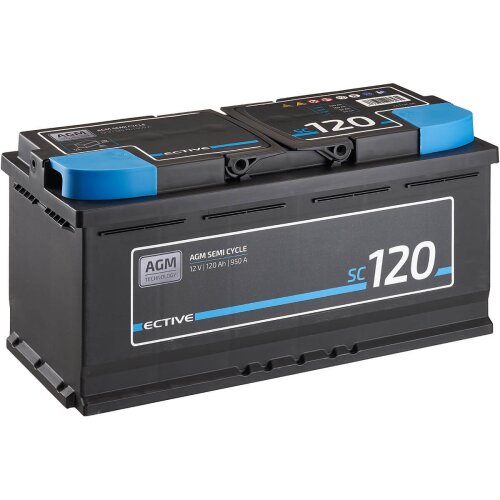ECTIVE Semi Cycle SC80 AGM Versorgungsbatterie 80Ah