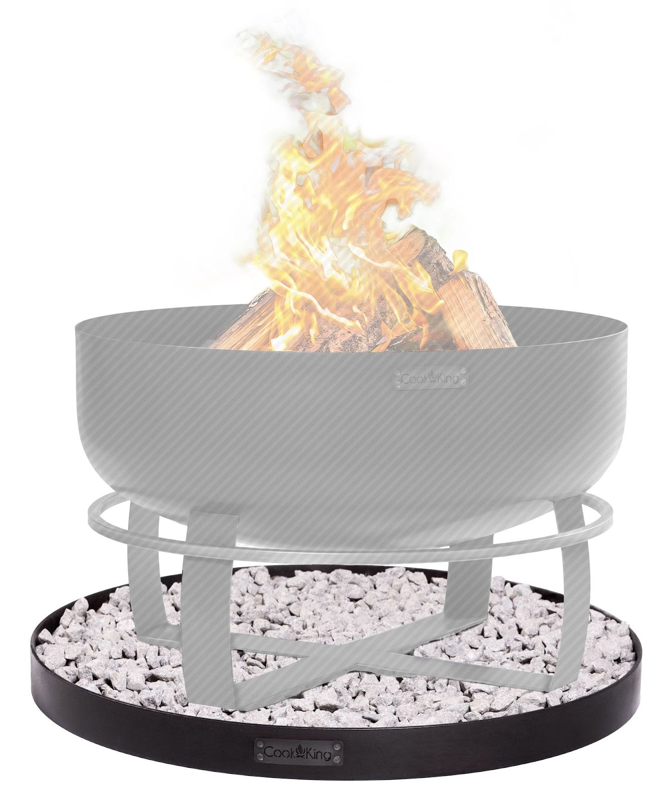 Cookking Runde Feuerschalenbasis für Dekosteine 80 cm