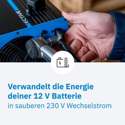 ECTIVE TSI 10 PRO 1000W/12V Sinus-Wechselrichter mit Netzvorrangschaltung