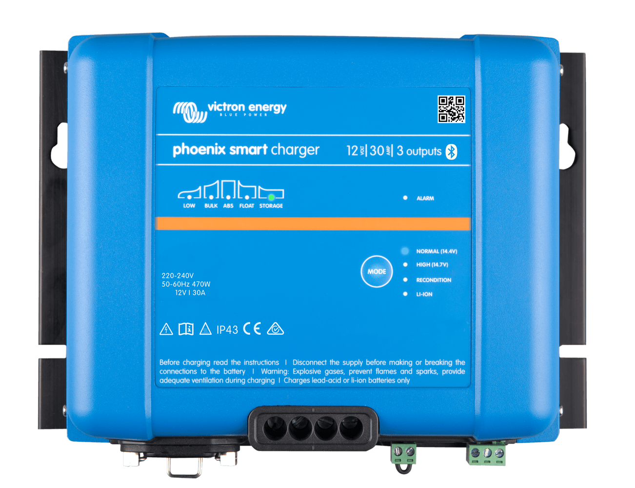 Phoenix Smart IP43 Ladegerät 12/30 (3) 120-240V - campermagic