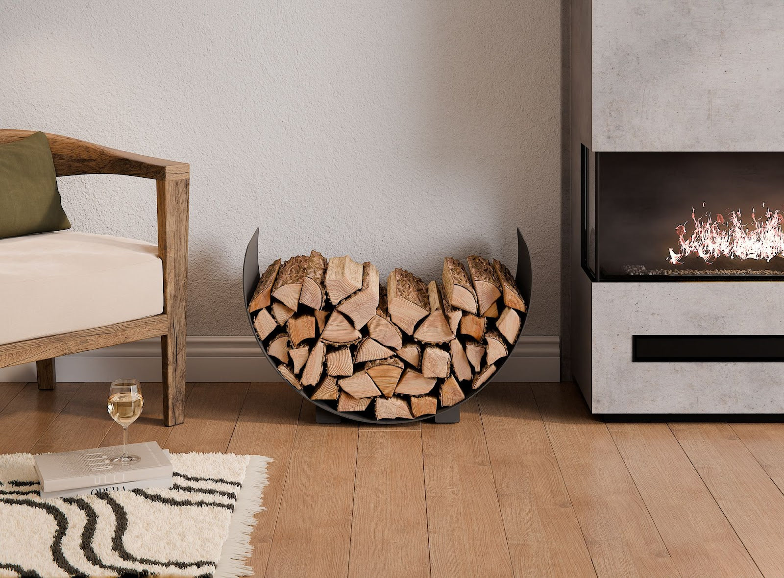 Cookking Kaminholzregal "TURYN" 70 cm