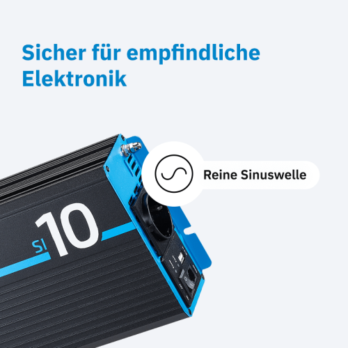ECTIVE SI 10 (SI102) 12V Sinus-Inverter 1000W/12V Sinus-Wechselrichter