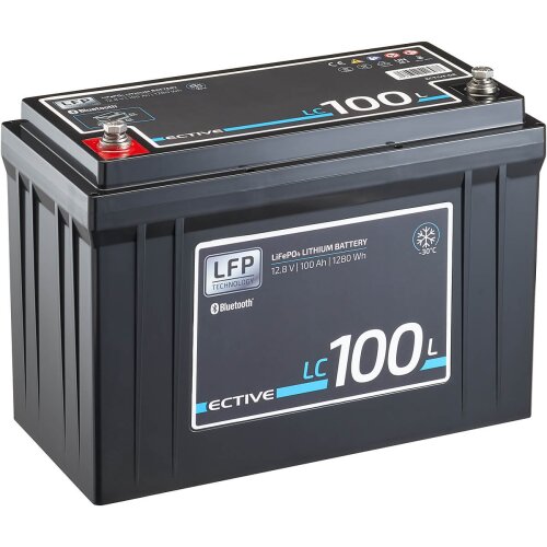 ECTIVE LC 150 LT 12V LiFePO4 Lithium Versorgungsbatterie 150 Ah