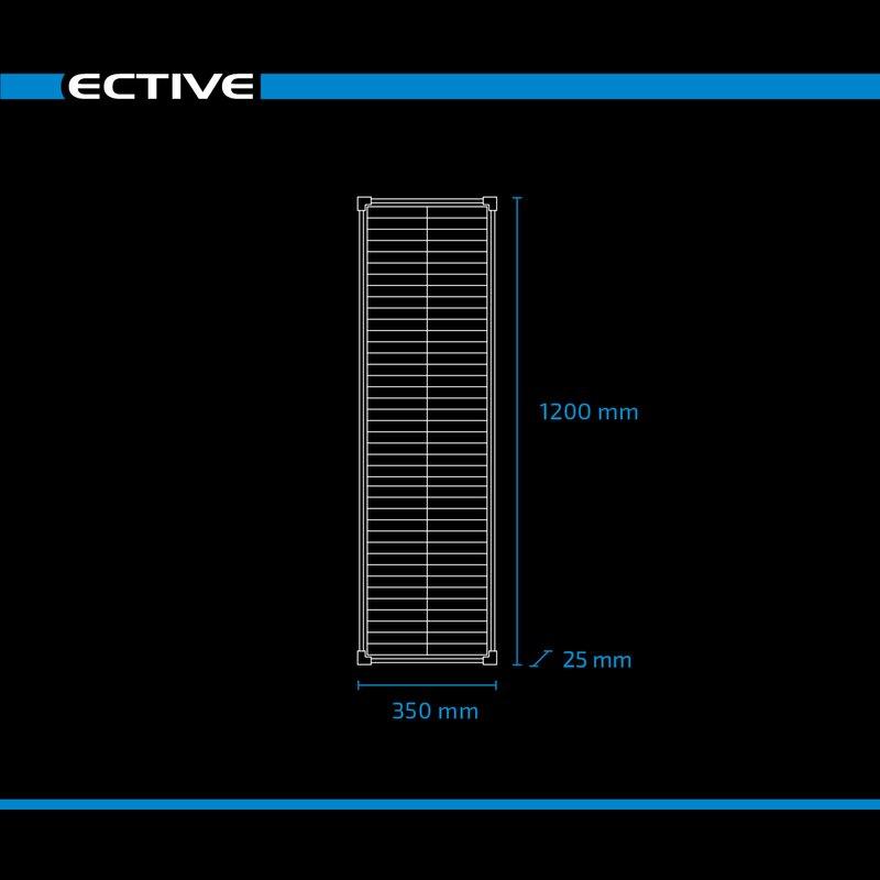 ECTIVE SSP 80 Black Lightweight Schindel Solarmodul Monokristallin 80W - campermagic