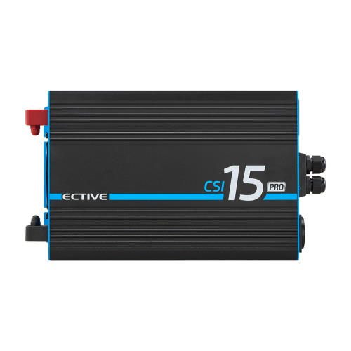 ECTIVE CSI 15 PRO 1500W/12V Gen. 2 Sinus-Wechselrichter mit Netzvorrangschaltung und Ladegerät