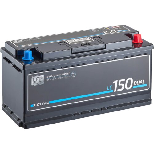 ECTIVE LC 120 Dual Versorgungsbatterie 120Ah 12V 1536Wh 1320A