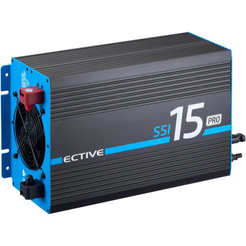 ECTIVE SSI 10 PRO 1000W/12V Sinus-Wechselrichter mit Netzvorrangschaltung, Ladegerät und Laderegler