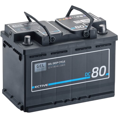 ECTIVE DC 80 Gel Deep Cycle 80Ah Versorgungsbatterie