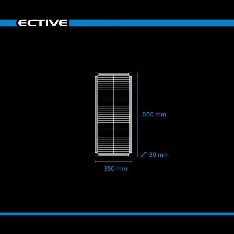 ECTIVE SSP 50 Black Schindel Monokristallin Solarmodul 50W - campermagic