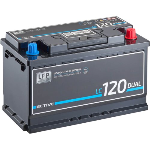 ECTIVE LC 105 Dual Versorgungsbatterie 105Ah 12V 1344Wh 1100A