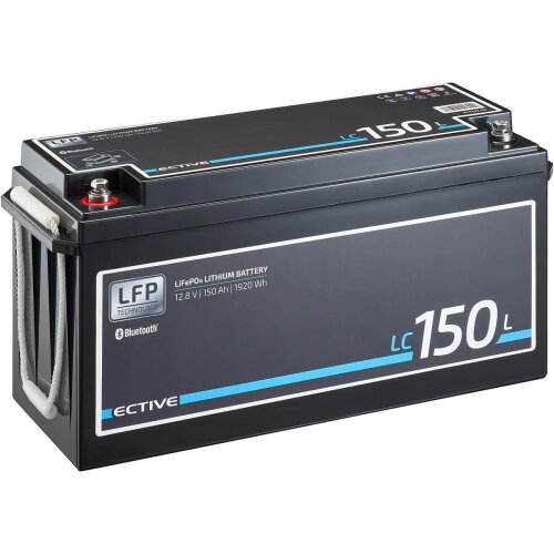 ECTIVE LC 150 LT 12V LiFePO4 Lithium Versorgungsbatterie 150 Ah