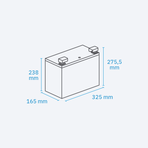 ECTIVE NaC 120 BT 12 V Natrium Moverbatterie 120 Ah