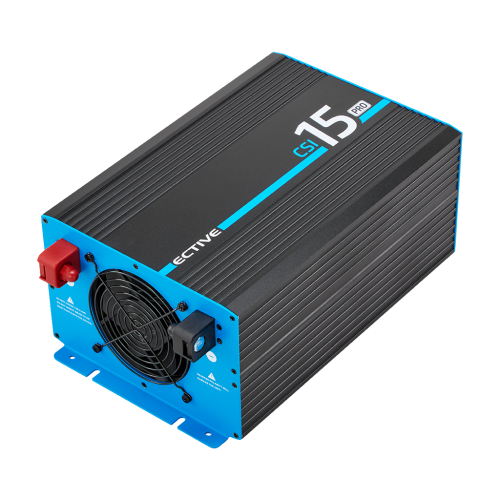 ECTIVE CSI 15 PRO 1500W/12V Gen. 2 Sinus-Wechselrichter mit Netzvorrangschaltung und Ladegerät