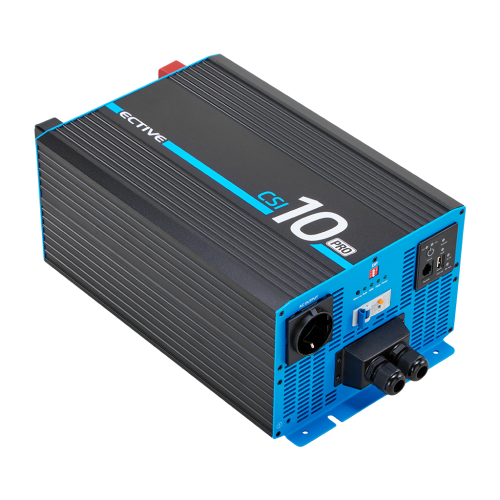 ECTIVE CSI 10 PRO 1000W/12V Gen. 2 Sinus-Wechselrichter mit Netzvorrangschaltung und Ladegerät