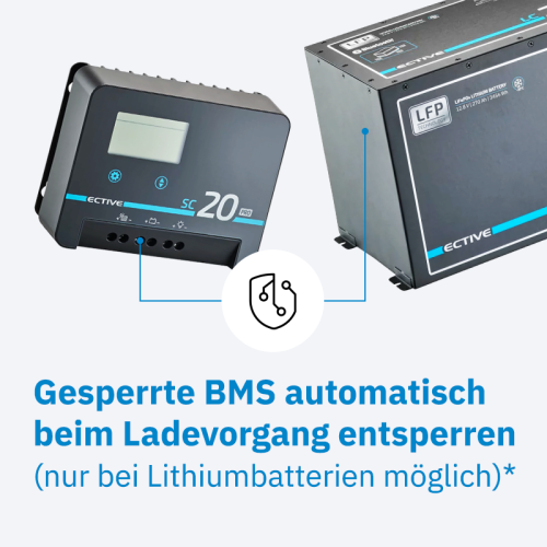 ECTIVE SC 20 Pro MPPT Solar-Laderegler 12V/24V 20A Gen. 2