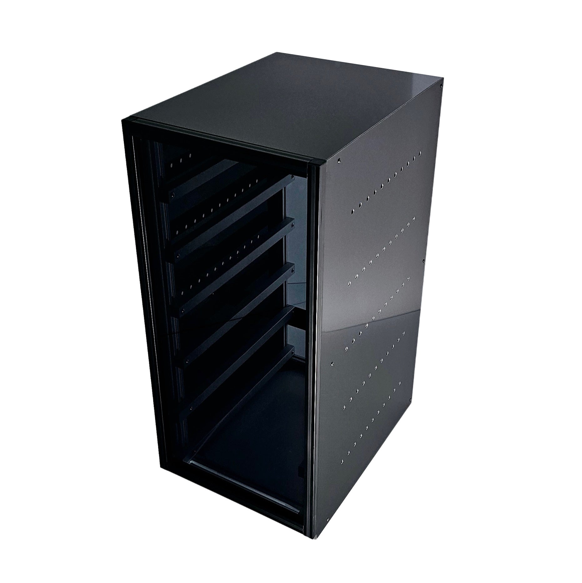 Batteriegehäuse für 6x Pytes E-BOX 48100 V5 LiFePo4-Batterien Black Series