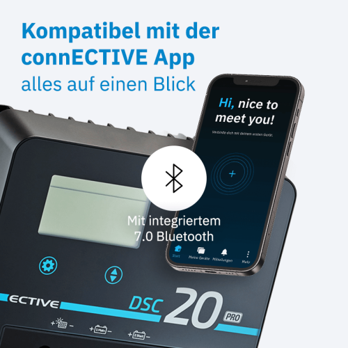 ECTIVE DSC 20 PRO MPPT Solar-Laderegler 20A Solarspannung 150V