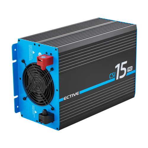 ECTIVE TSI 15 PRO 1500W/12V Gen. 2 Sinus-Wechselrichter mit Netzvorrangschaltung