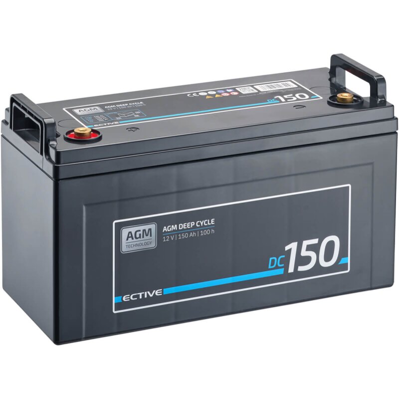 ECTIVE DC 150 AGM Deep Cycle 150Ah Versorgungsbatterie
