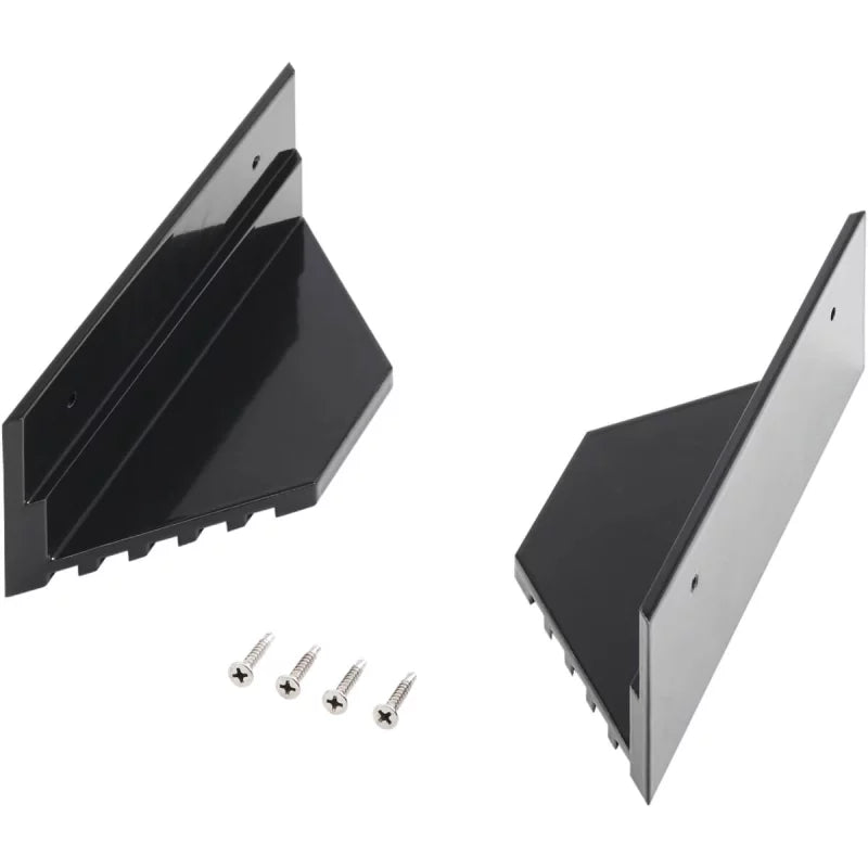 ECTIVE 2-teilig Alu-Haltespoiler für Solarmodule (schwarz)