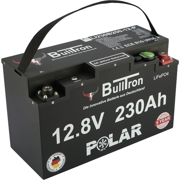 BullTron Polar 230Ah incl. Smart BMS mit 200A Dauerstrom & Bluetooth App