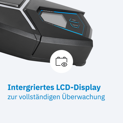 ECTIVE Multiload 16s 16A 12/24V 9-Stufen Batterieladegerät mit Netzteilfunktion