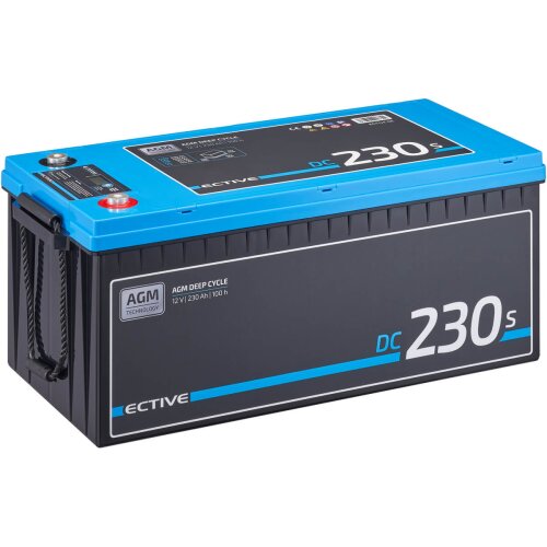 ECTIVE DC 290S AGM Deep Cycle mit LCD-Anzeige 290Ah Versorgungsbatterie