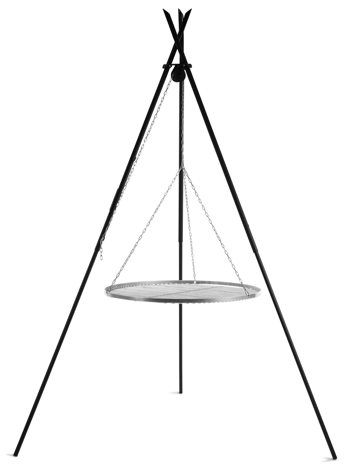 Cookking Schwenkgrill "TIPI" 210 cm - Grillrost aus Edelstahl 70 cm