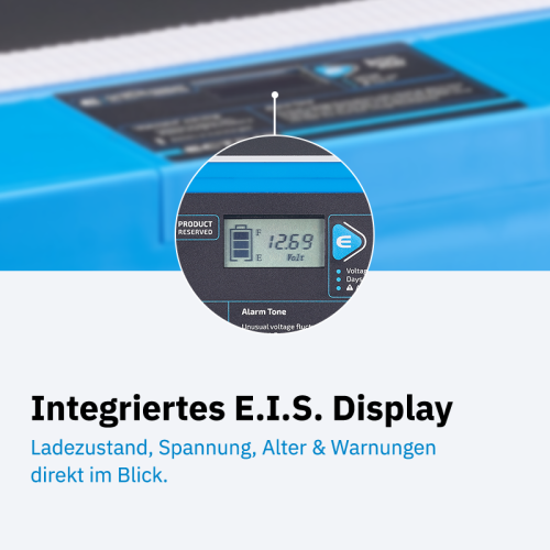 ECTIVE DC 290S AGM Deep Cycle mit LCD-Anzeige 290Ah Versorgungsbatterie