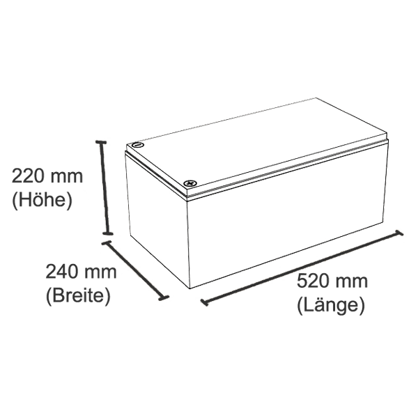 BullTron Polar 25,6V/230Ah incl. Smart BMS mit 250A Dauerstrom & Bluetooth App - campermagic