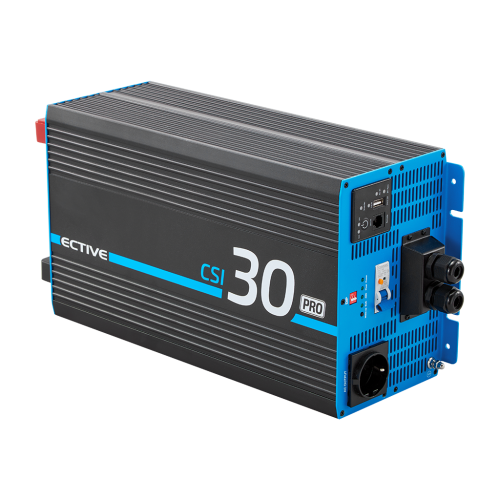 ECTIVE CSI 30 PRO 3000W/12V Gen. 2 Sinus-Wechselrichter mit Netzvorrangschaltung und Ladegerät