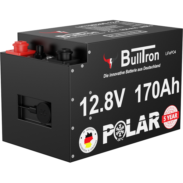 BullTron Polar 170Ah Untersitz mit 200A Dauerstrom inklusiv Smart BMS & Bluetooth App