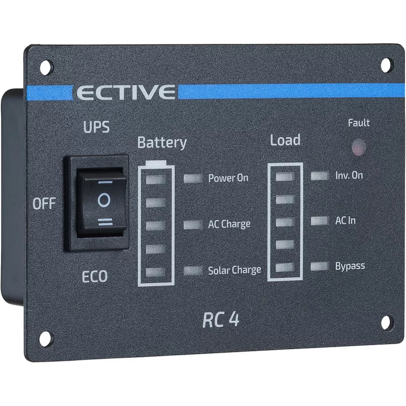 ECTIVE RC4 Fernbedienung mit Ladestandsanzeige für Wechselrichter der SSI-Serie