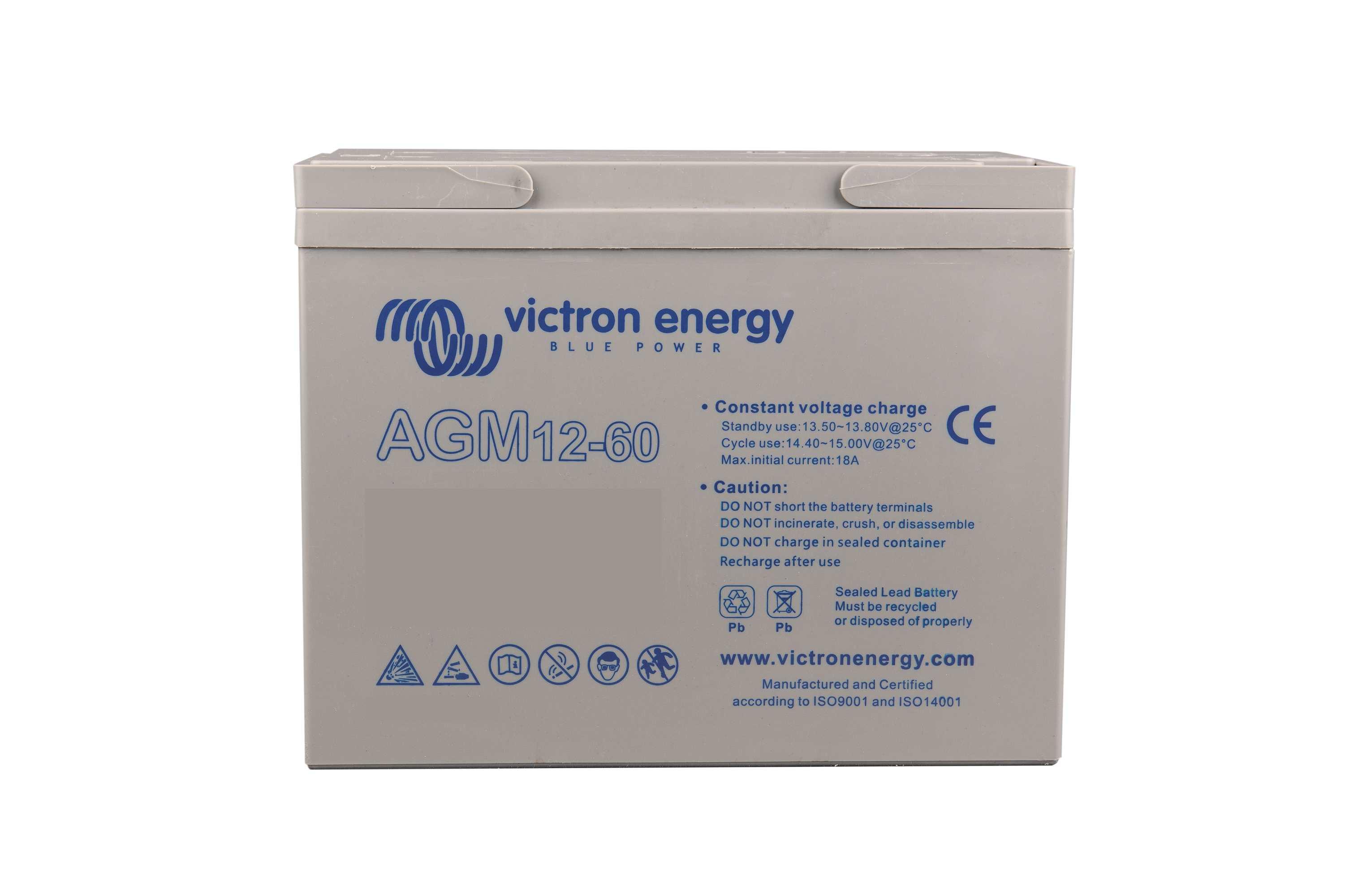 12V/60Ah AGM Deep Cycle Batt. - campermagic