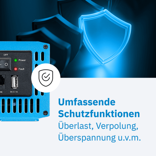 ECTIVE SI 20 2000W/12V Sinus-Wechselrichter mit reiner Sinuswelle