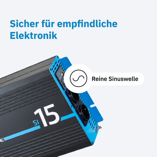 ECTIVE SI 15 (SI152) 12V Sinus-Inverter 1500W/12V Sinus-Wechselrichter