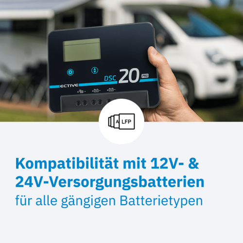 ECTIVE DSC 20 PRO MPPT Solar-Laderegler 20A Solarspannung 150V